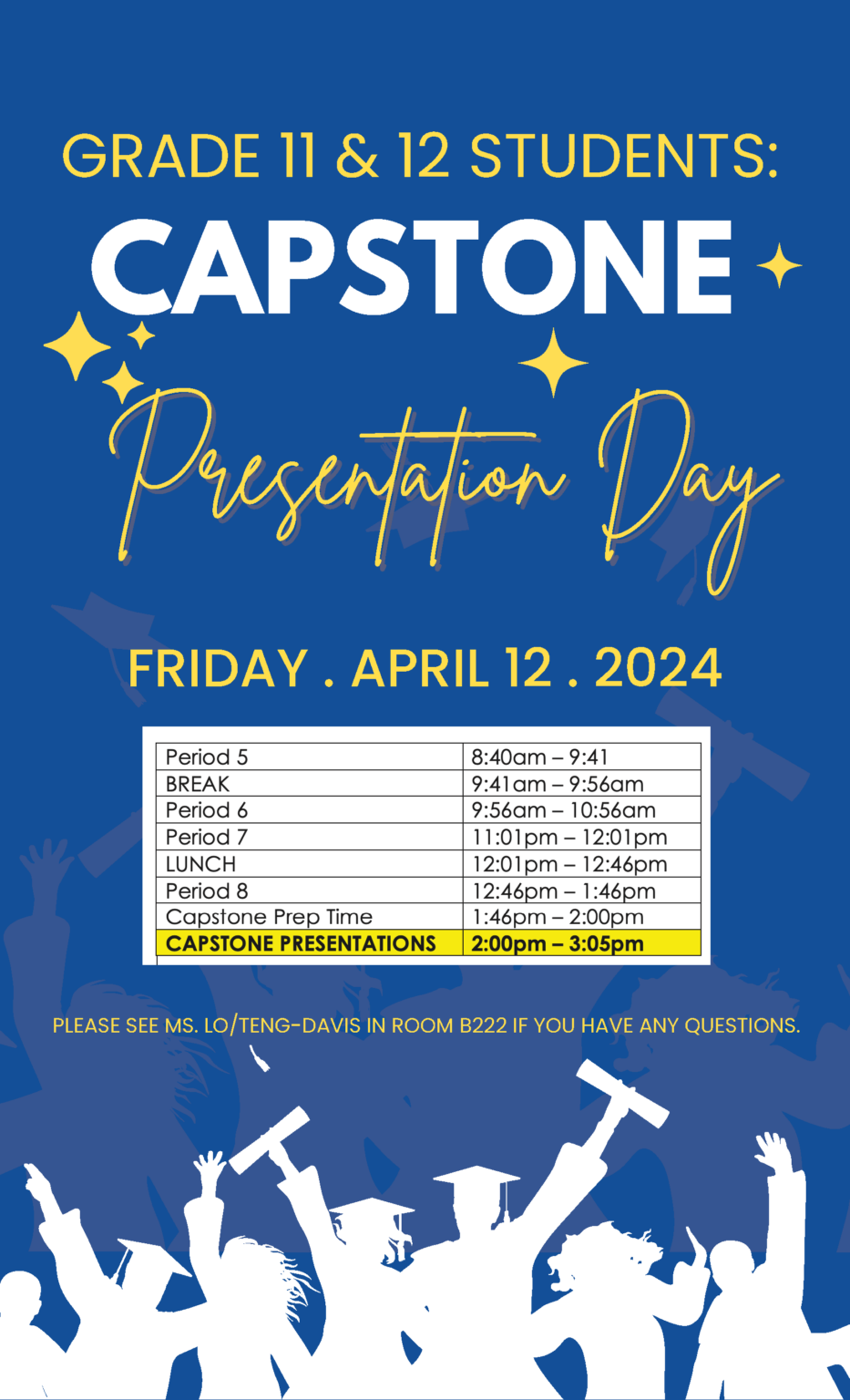 Capstone Presentation Day Friday, April 12th, 2024 | École Alpha ...