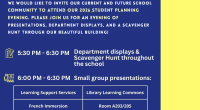 Here is the PowerPoint presentation from the Student Planning Event: OPEN HOUSE presentation 2026